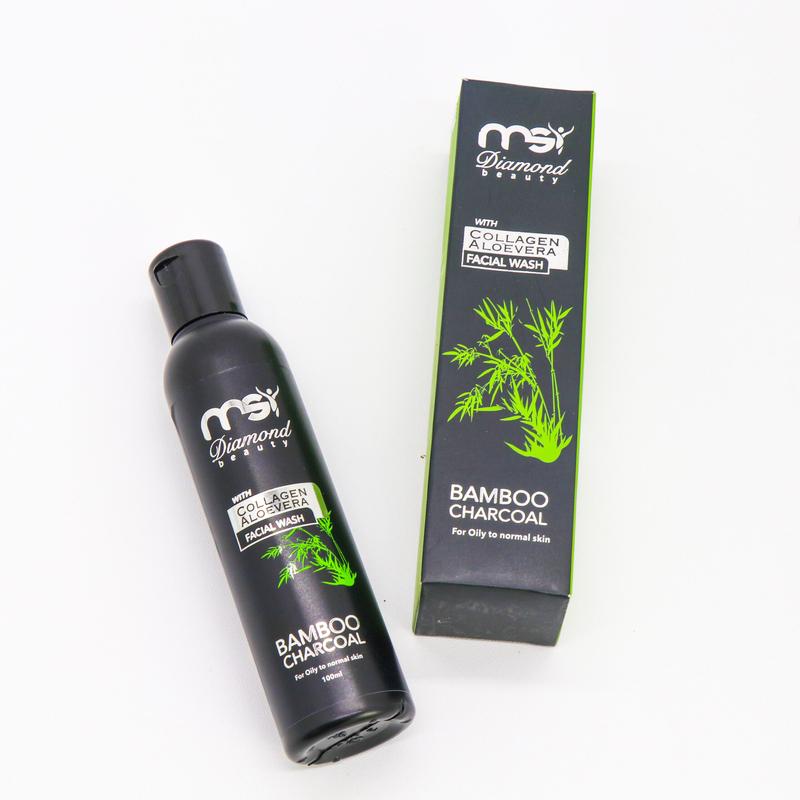 Sabun Bamboo Cair Charcoal MSI Original Termurah untuk Wajah Hitam dan Gatal - Wanita, Komedo 2