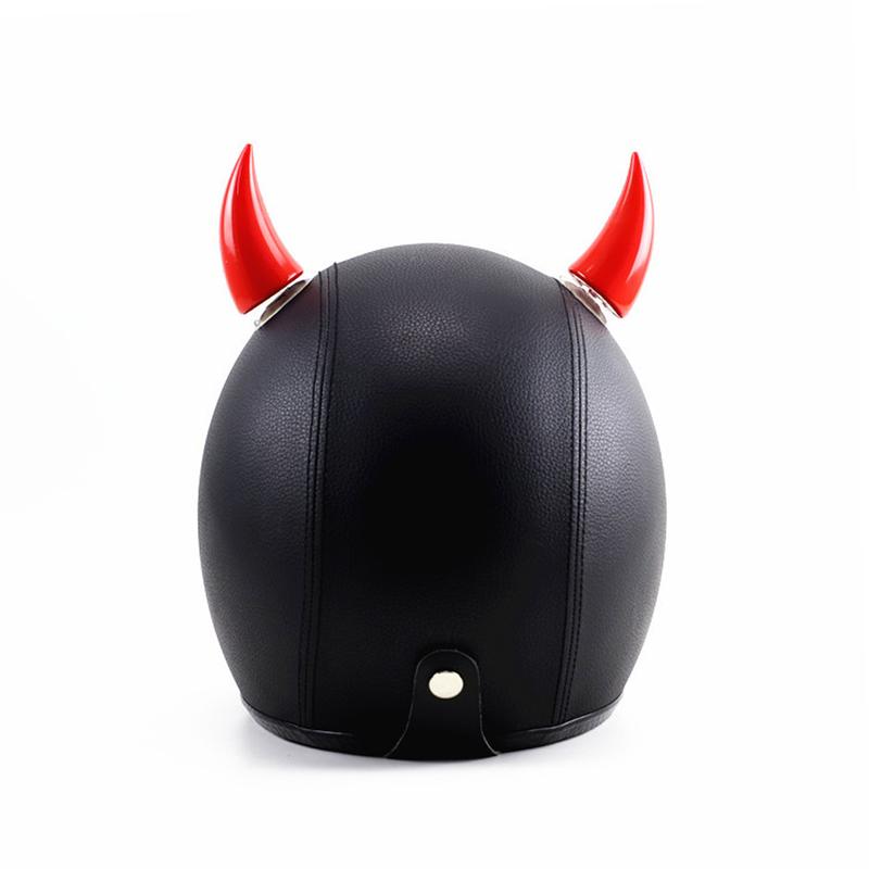2Pcs Rubber Motorcycle Helmet Corner Horn Decoration Accessories with Suction Cup Soft Horn Headwear #469731 3