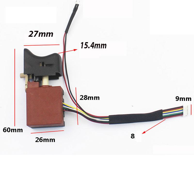 Công Tắc Có Điều Tốc Cho Máy Khoan, Bulong, Bắn Vít Không Chổi Than