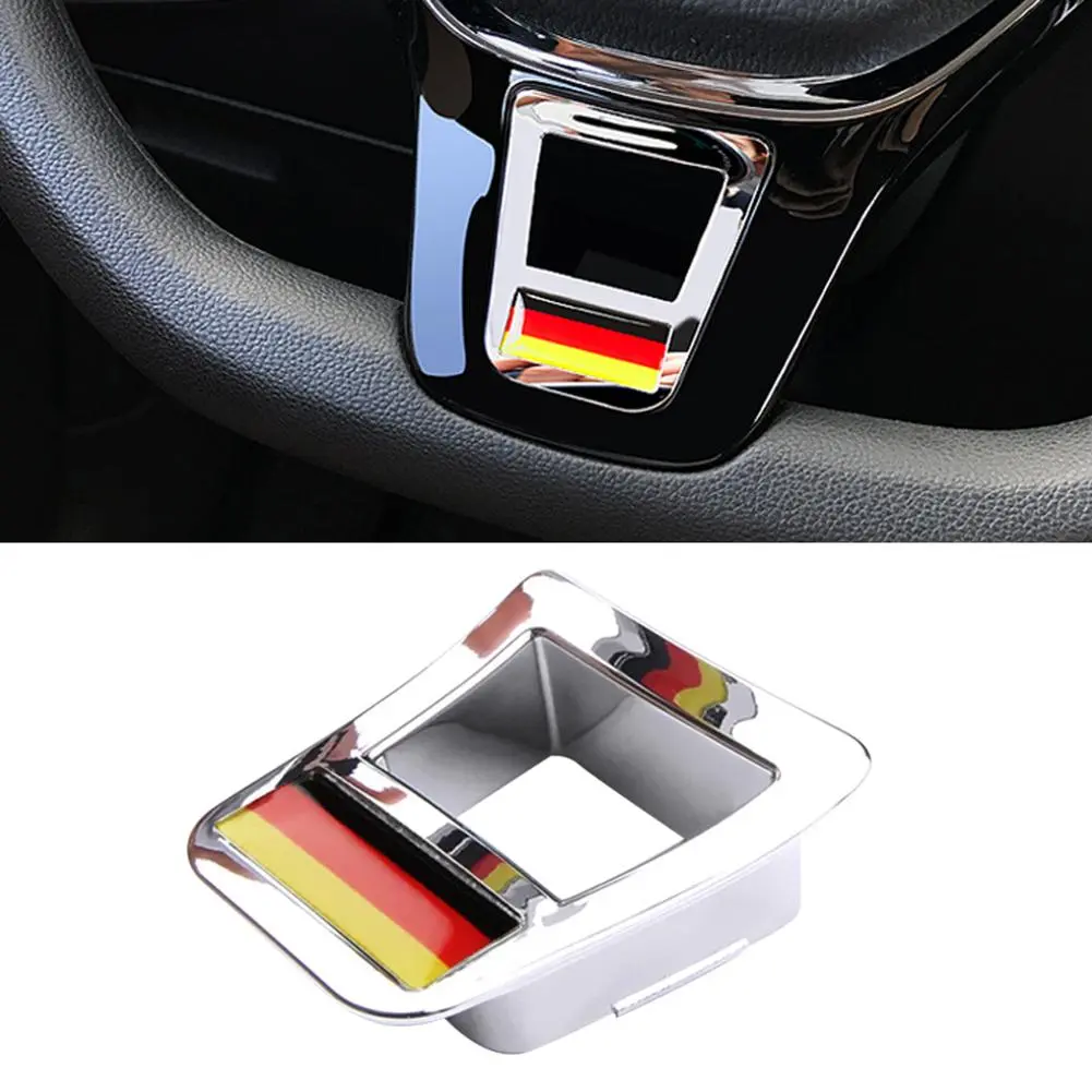 Car Interior Steering Wheel Cover Trim Sticker for Volkswagen GOLF 7 GTi MK7 POLO 2014 2015 Passat B7 2015 B8 2017-2019 Jetta Accessories #456086