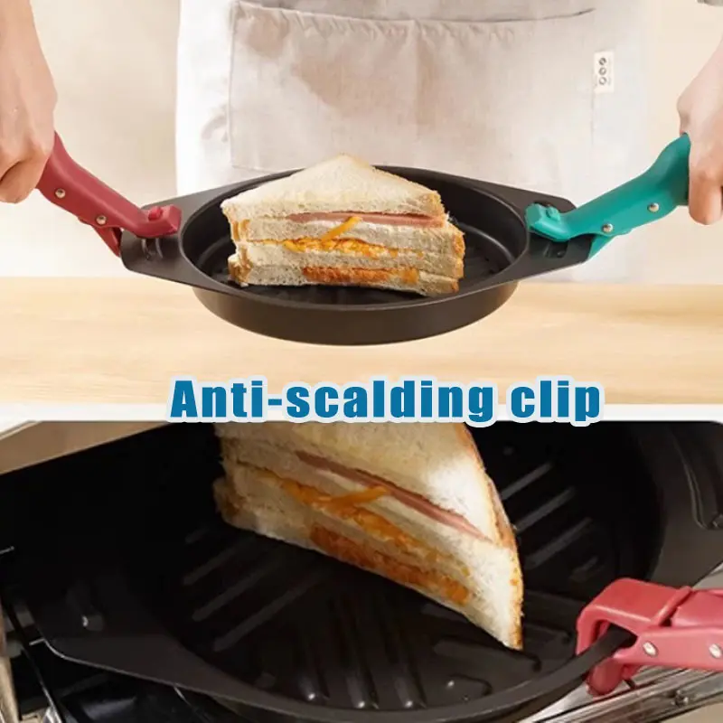 Vixplorn Penjepit Panci Mangkok Piring Anti Panas Alat Penjepit Mangkok Praktis Nyota/Capitan Mangkok Panci Alat Jepit Panci Hotplate Penjepit 8