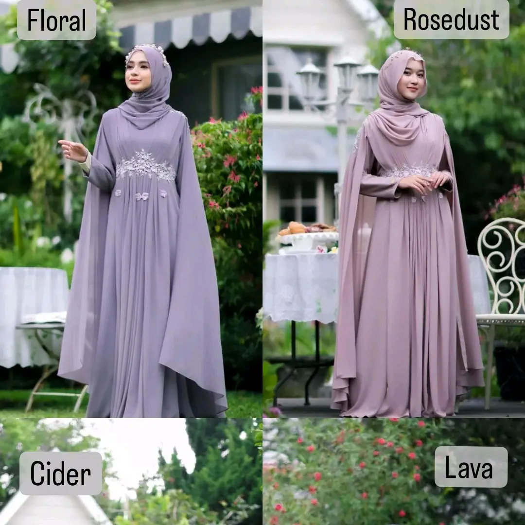 FARASHA GOWN BY KAZAMI STORE READY STOCK