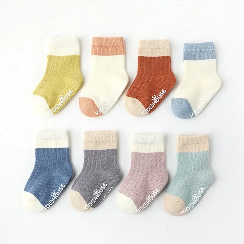 [Chọn Mẫu] Tất Kids-House Chống Trượt Cổ Cao Cho Bé