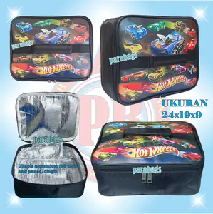Tas Bekal Kotak Makan/Lunch Bag karakter Full Lapis Aluminium Foil Tebal Makanan