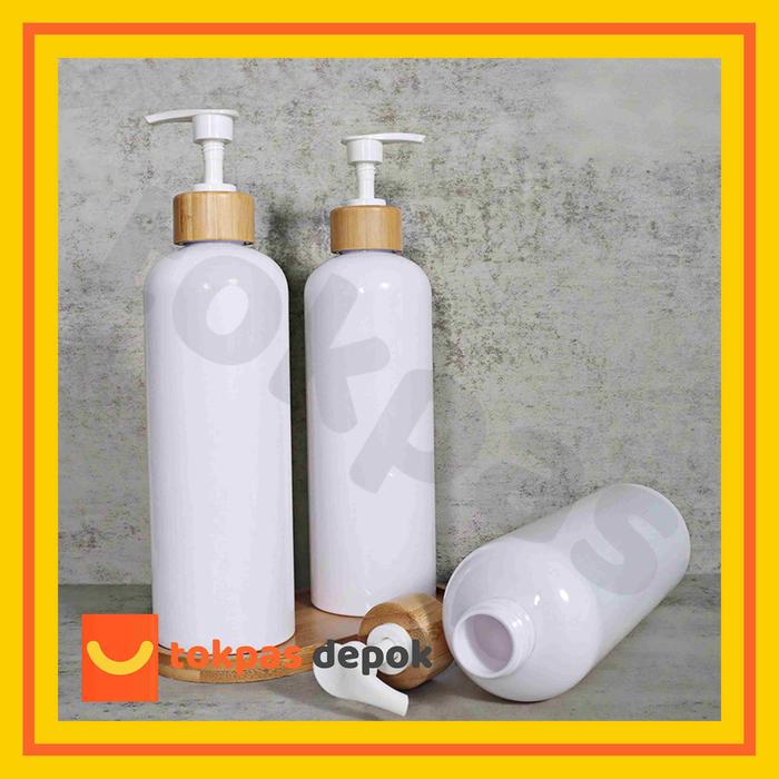 Jual Botol Sabun Shampoo Refill Plastik Tutup Pump Minimalis / Plastic ...