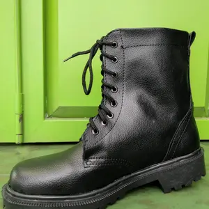 SEPATU DINAS LINMAS/POLPP/SCURITY/BANSER KULIT JERUK HIGH QUALITY