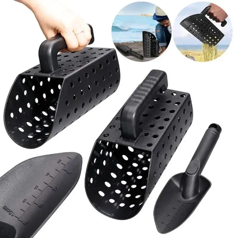 Beach Shovel Sand Scoop, Sand Sifter, Sand Scoop Shovel Set for Beach Metal-Detecting, Garden Tools, Outdoor Tools 6