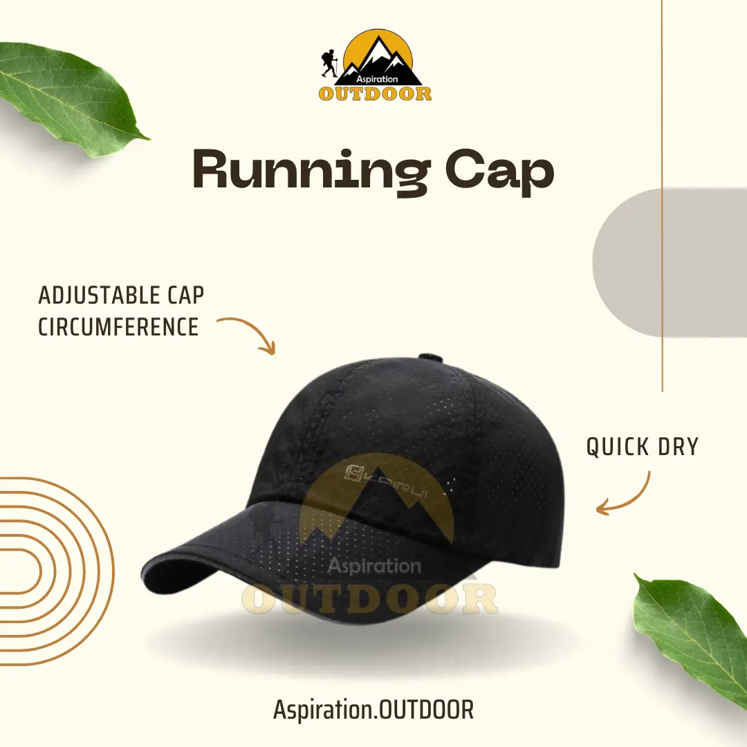 New! Men Women Performance Running Cap Quick Drying Sport Cap Baseball Cap Topi Outdoor