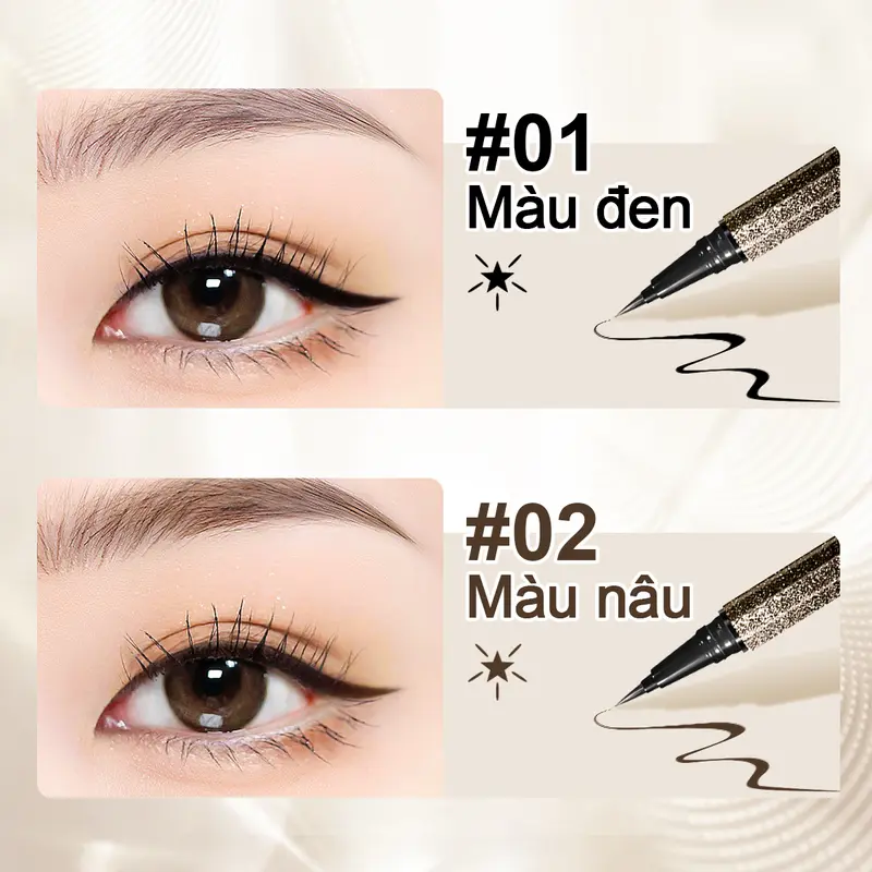 [LIVE] Bút Kẻ Mắt  SACE LADY hỗ trợ Khô nhanh  hỗ trợ Chống nước  hỗ trợ Chống nhòe Trang Điểm Mắt Mực Đen 0.7g kẻ mắt  puco 1