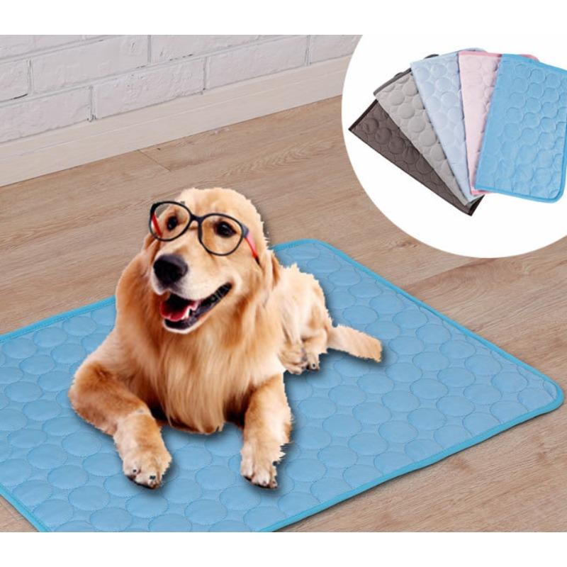 Pet Dog Mat Cooling Summer Pad Mat For Dogs Cat Blanket Sofa Breathable Dog Bed Summer Washable For Small Medium Large Dogs Car 0