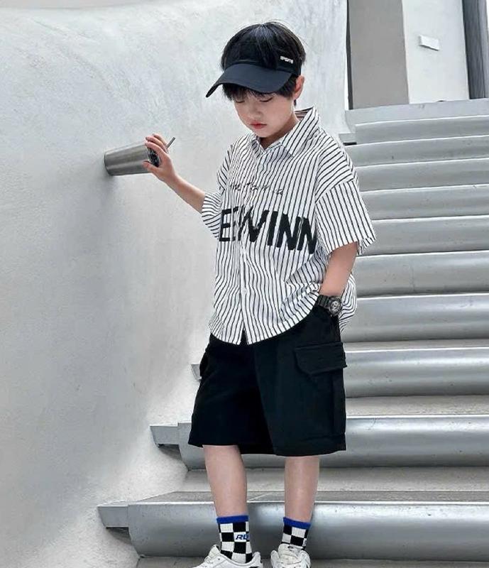 Quần đùi bé trai 18-52kg mẫu QUẦN TÚI HỘP cá tính, chất liệu vải thoáng mát, co dãn. H33