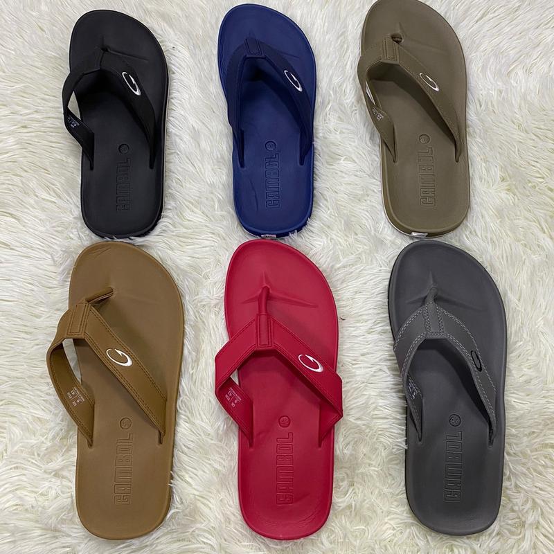 Dép Nam Nữ Gambol 11267 Thái Lan Đế Bằng Quai Mềm - Cao Su