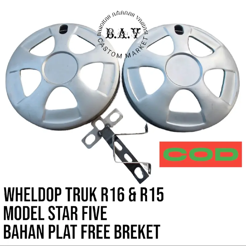 WHEELDOP DOP RODA R16 & R15 TRUCK.BUS. 1 set(4biji) Truk 6