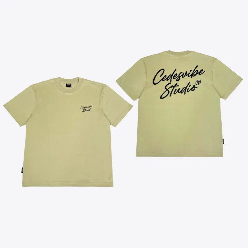Áo Thun CEDES Unisex Form Rộng - Cedesvibe - Cotton 2 chiều co dãn 260GSM cổ tròn Menswear womenswear 4