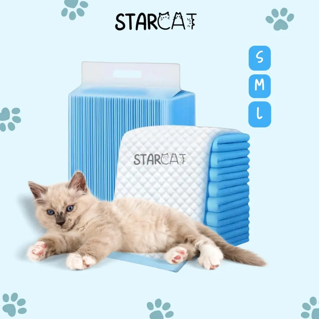 Underpad Alas Pipis Pee Poop Perlak Kucing Tatakan Sekali Pakai Toilet Portable