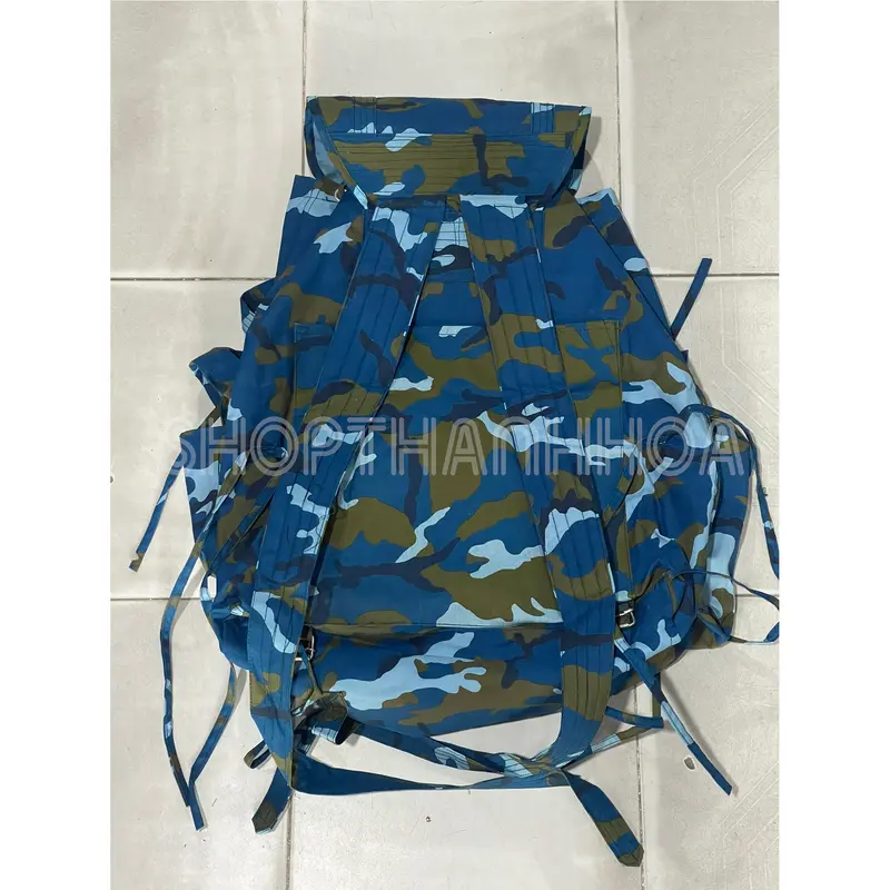 Balo con cóc màu xanh rằn ri, ba lô đeo vai backpack 7