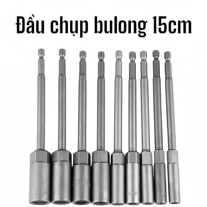 Đầu Bắn Bu Lông Dài 15cm - Mezoha - Chuôi Lục Giác 6.35mm