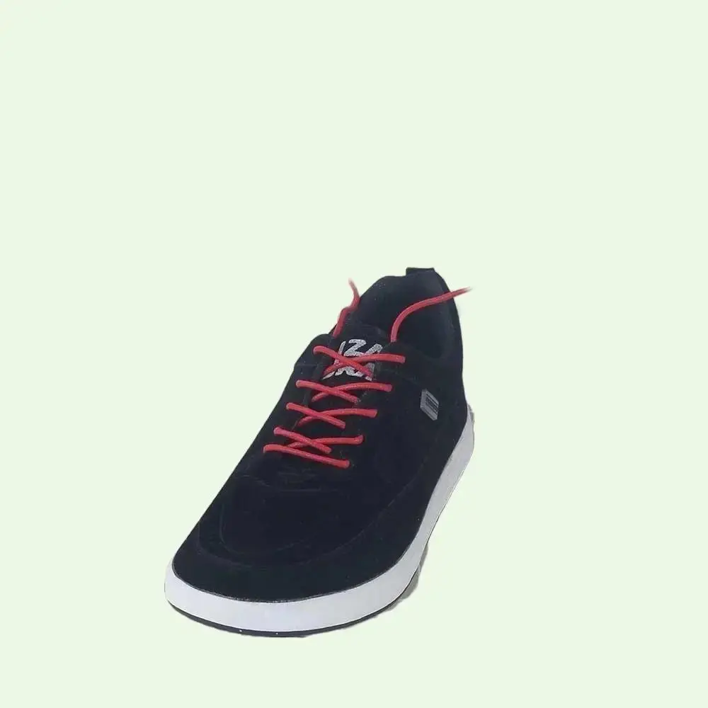 Tali Sepatu Bulat Viku CT 5x Hitam Merah