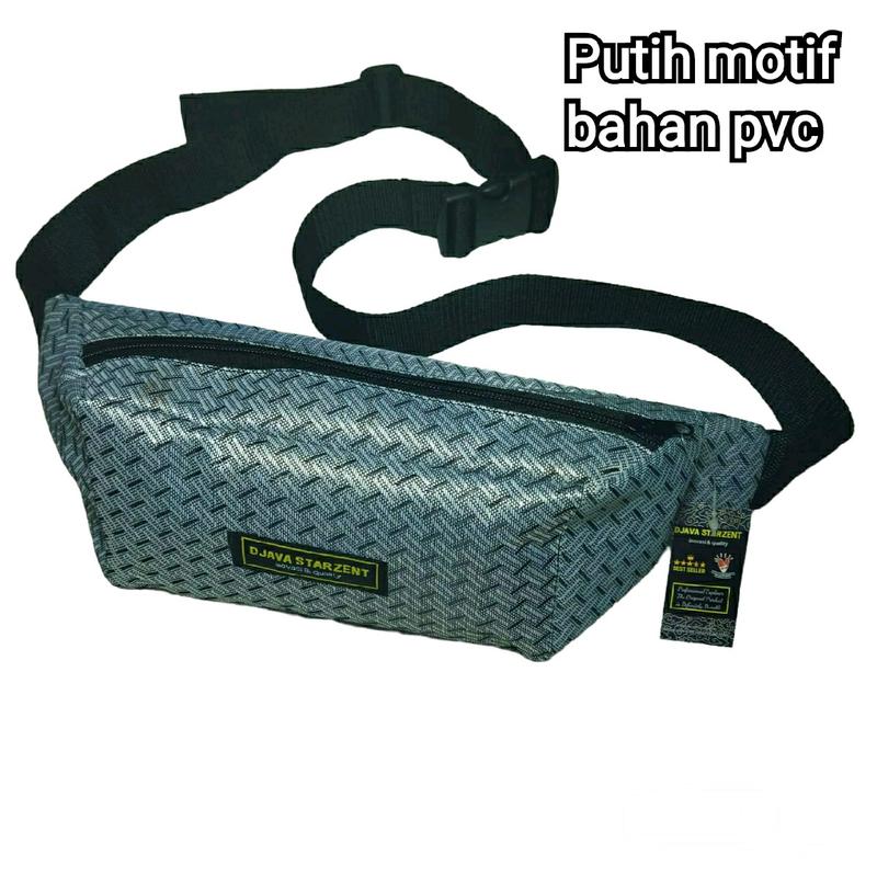Promo COD Tas Waistbag Tas Selempang Pria Bahan Sintetis Premium Murah Kulit PU 4