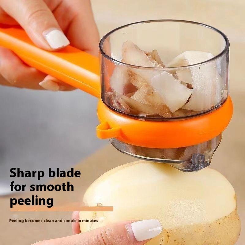 Multifunctional Paring Knife Storage Type Household Kitchen Dedicated Fruit Potato Peeling Artifact Fruit Peeler Utensils 3