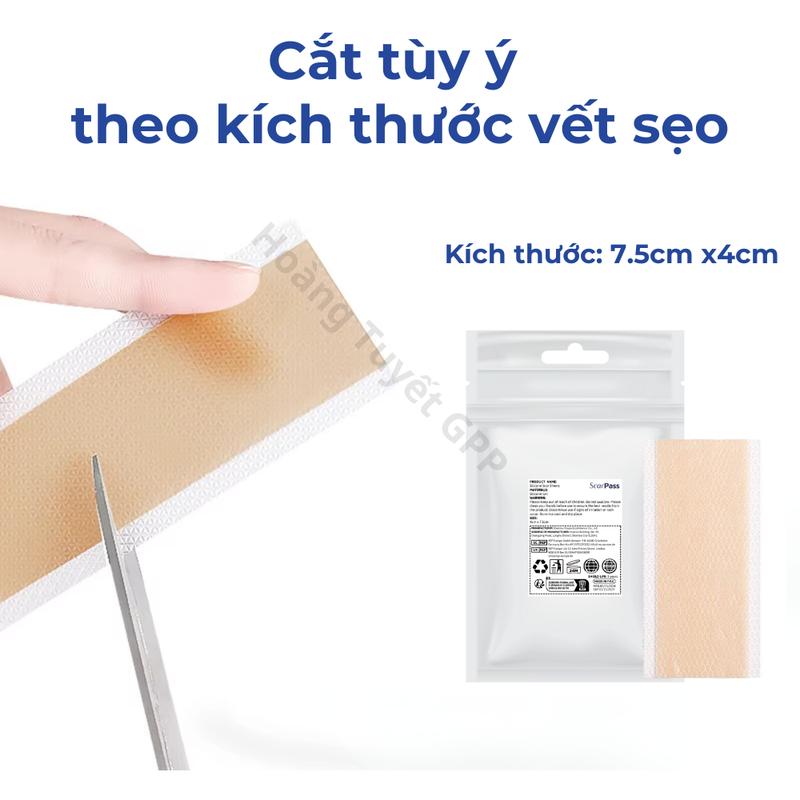Product Introduction of Miếng dán sẹo silicone phẳng sẹo lồi, sẹo sau sinh, sẹo nâng ngực, sẹo bỏng ScarPass sạch sẹo, sáng da, ngừa thâm 16