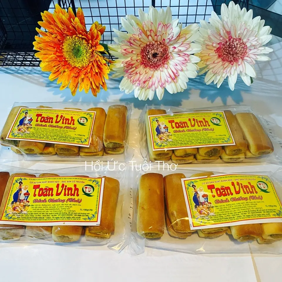 Combo 2 Bịch 20 Chiếc Bánh Chả Nướng Lá Chanh Hương Vị Tuổi Thơ