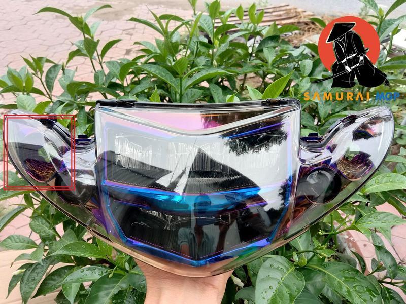 Đèn Pha Led 2 Tầng Sirius 30w Siêu Sáng MIKAN lắp cho Sirius, Sihello, Xinhanh kim cương- Tặng Demi Xanh Băng hoặc Tím chóa bi cầu  sirius 2  tầng si  hello  sirius