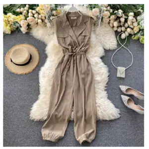 Diva_Boutique COD FREE ONGKIR Promo Terbaru Termurah JUMPSUIT GRIZELDA Bagus Murah Nyaman Keren Kekinian Korea