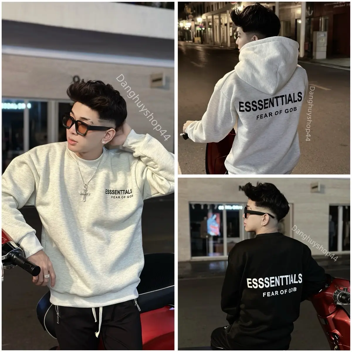 Áo Hoodie Và Sweater Nam Nữ, Hoạ Tiết In Nhiệt Chữ Trước Và Sau Áo, Chất Liệu Nỉ Bông Form Mũ Dày To