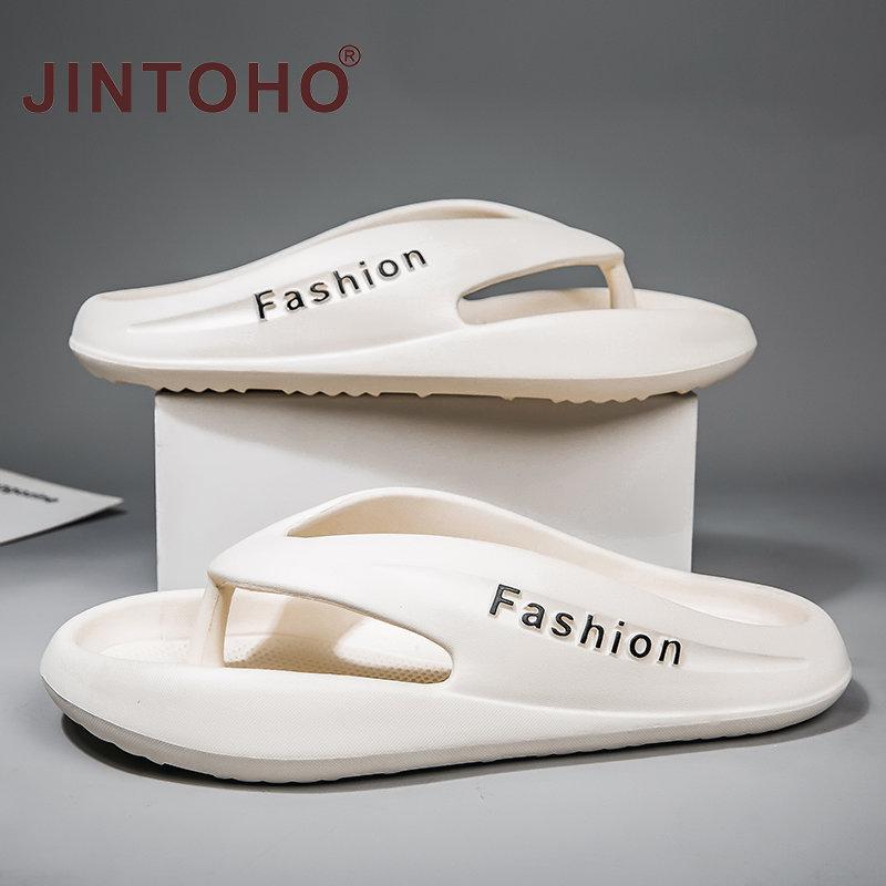 JINTOHO-Dép Lê Mùa Hè Cho Nam, Mặc Ngoài Chống Trượt, Chống Mùi, Kẹp Chân, Dép Xỏ Ngón Ngoài Trời, Đáy Mềm, Thể Thao Thường Ngày Đi Biển