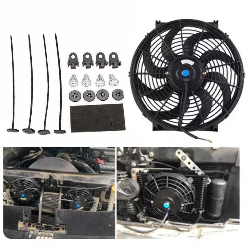 High Performance Cooling Fan Engine Cooling Fan 12V 14 Inch Car Cooling Fan Kit 0