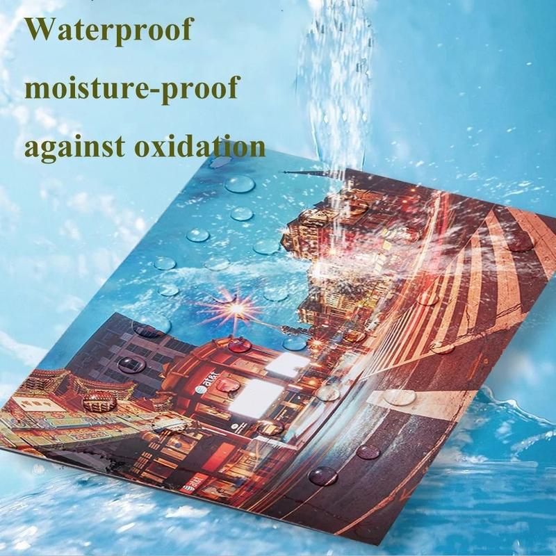 Product Introduction of 50 Sheets Durable Waterproof Cold Laminating Film Transparent A6 size DIY Package Card Strong adhesive Photo Laminating Film 12