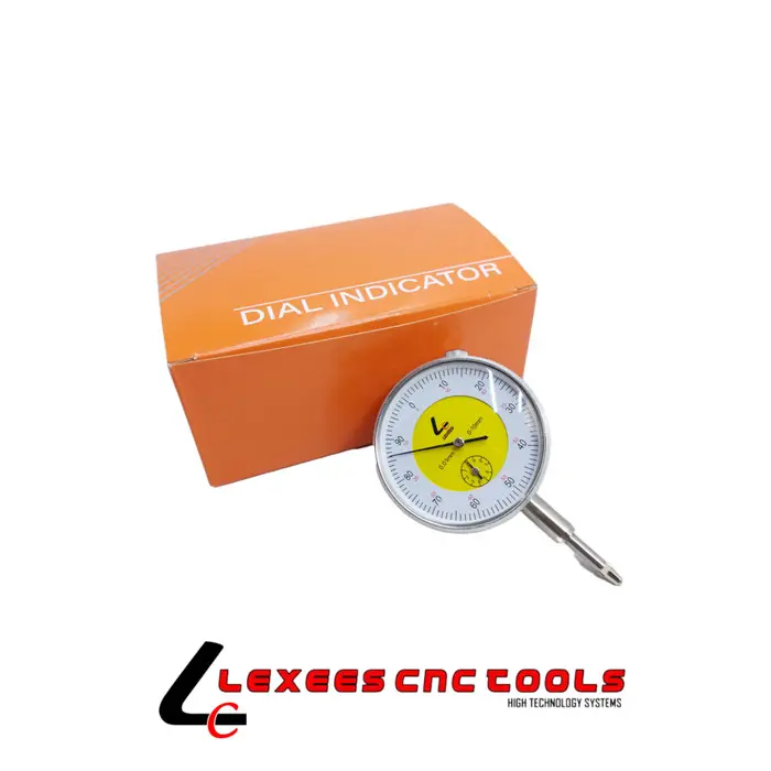 Dial Indicator LEXEES Manual Gauge Indikator Centering Alat Ukur Jarum Test 0