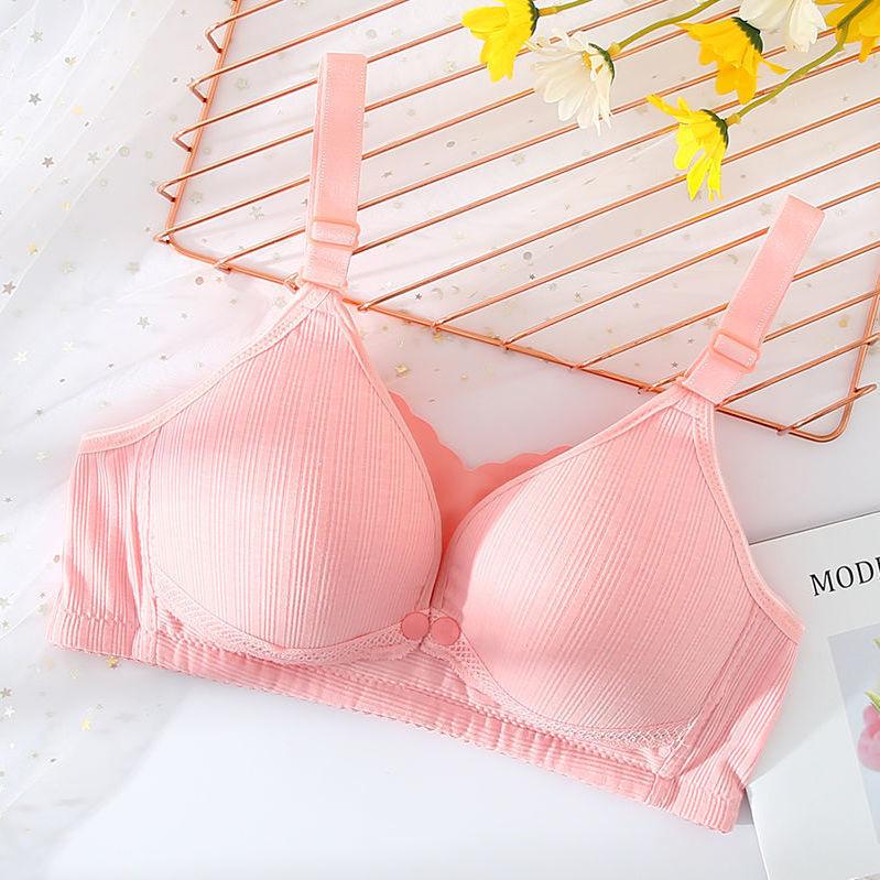 Product Introduction of Front opening nursing bra for pregnant women, gathering underwear to prevent sagging and postpartum breastfeeding, specifically designed for thin pregnancy bras for women 0