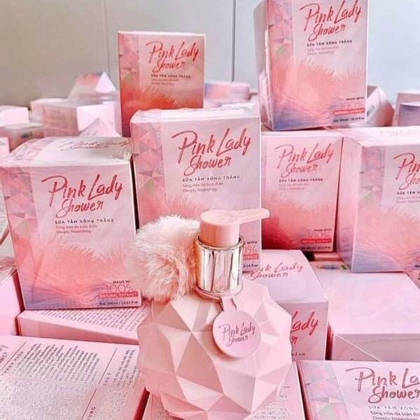 Sữa tắm xông trắng hương nước hoa 300ml Pink Lady Shower x it