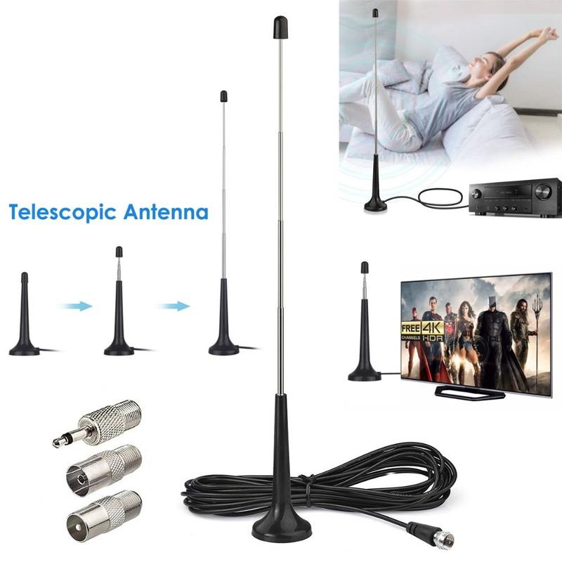 Product Introduction of Useful Enhanced Signal AM/FM Antenna Universal Connector Adapter Receiver Tuner DAB Radio Antenna 15