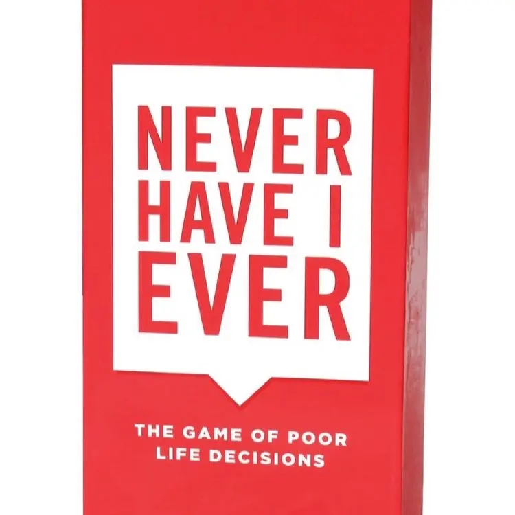 Never Have I Ever Card Game Party Game