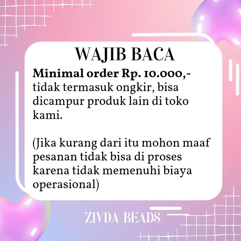 (Min. Order 10Ribu) Rowen | Pixle | Kyros | Xen | Rhylee Cincin Manik/Cincin/Beads Ring/Ring FREE STICKER 1