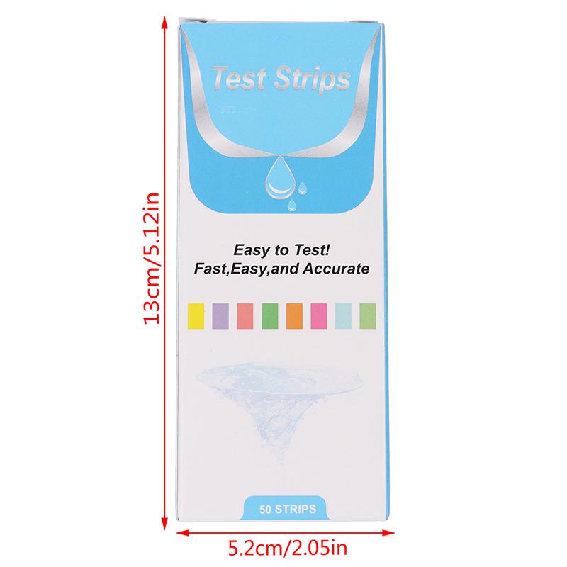 Product Introduction of 50pcs 7 in1 Aquarium Fish Tank Water Tropical PH Test Strips Kit Nitrite Nitrate 37