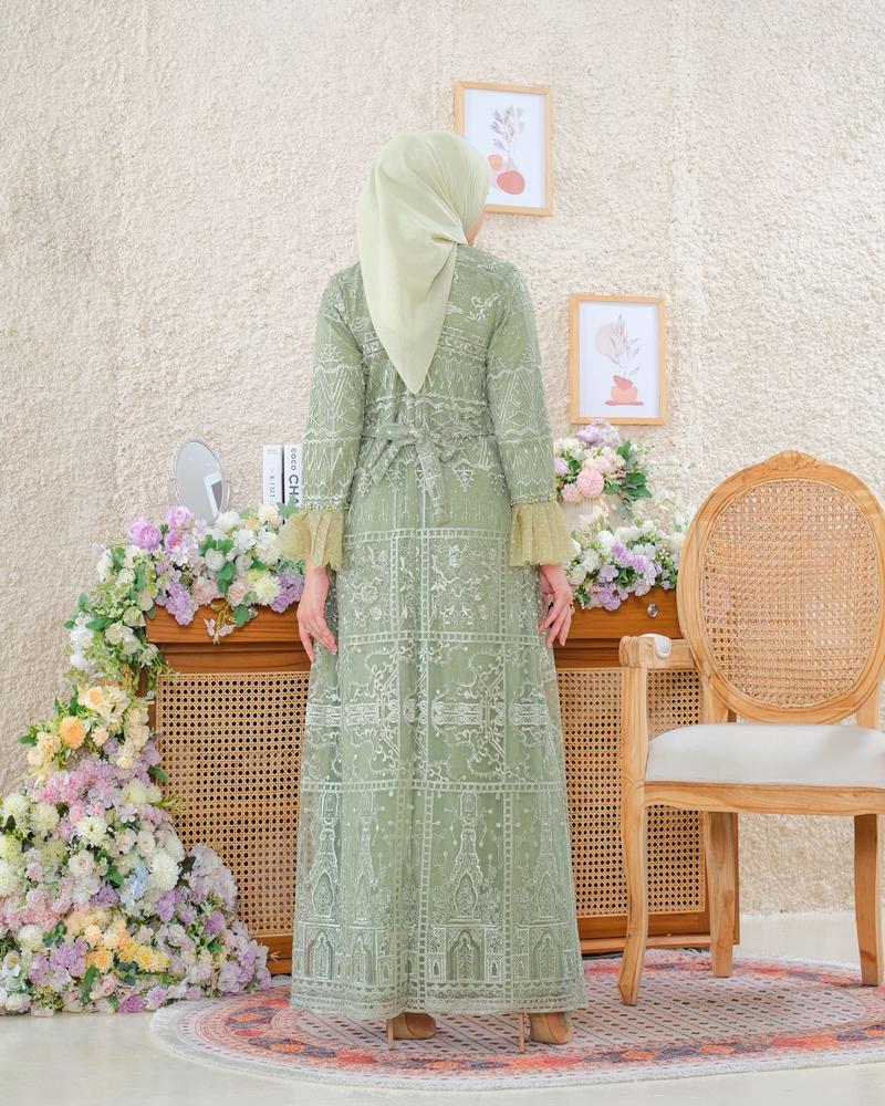 Product Introduction of Gamis Kinarya Gamis Semi Outer Gamis Tulle Etnic Premium Gamis Terbaru Gamis Kekinian Gamis Modern Gamis Pesta Dress Pesta Gamis Kondangan Gamis Kebaya Wanita Muslim Payet 4