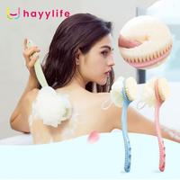 Gambar HAYYLIFE Brush Mandi Sikat Tubuh Sikat Penggosok Punggung + Sponge Puff Busa Banyak Warna Biru Hijau VS-HL-BDA502 - Pink dari hayylife Kab. Tangerang 4 Tokopedia