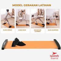 Gambar SPEEDS Sliding Mat Matras Yoga Sports Fitness Gym Glide Seluncur Alat Olahraga Busa Leg Exercise 027-22 - Orange 140cm dari Calary Toys Kab. Tangerang 5 Tokopedia
