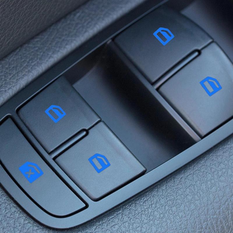Product Introduction of Luminous Window Button Sticker Fluorescent Windows Lifter Door Switch Stickers Night Safety Decal Car Interior Decals Auto Part 8