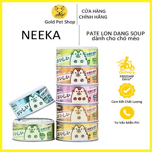 [COMBO 20 LON MIX VỊ] Pate NEEKA cho Mèo Dạng Súp Thịt Ngon Miệng Đủ Vị lon 80g