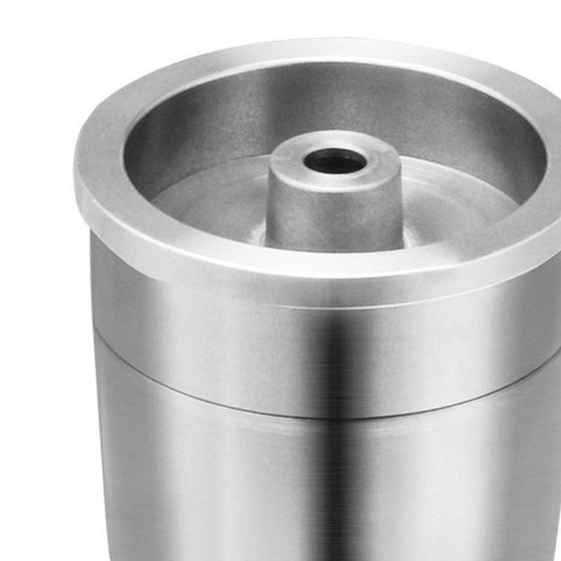 Product Introduction of Reusable Coffee Filters 304 Stainless Steel Reusable Coffee Capsules Refillable Coffee Capsule Cup Holder Filter Compatible with Espresso 2