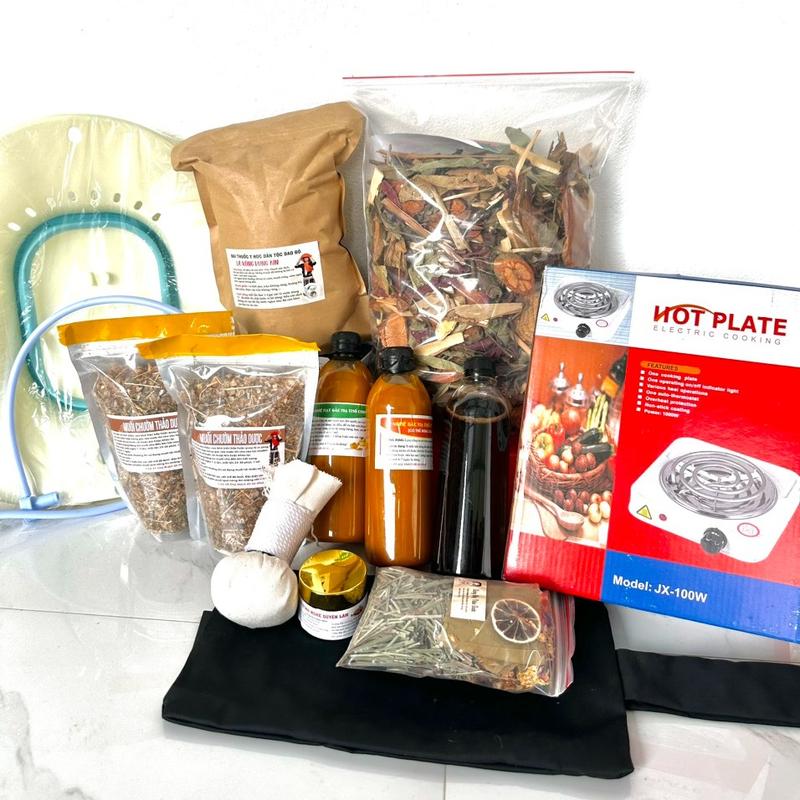 (tặng nước tăm dao đo cô đăc)Combo trọn bộ chăm sóc mẹ sau sinh