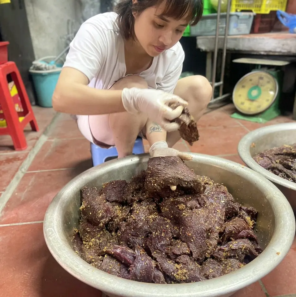 Trâu gác bếp gói 0,5kg (tăng kèm chẳm chéo)