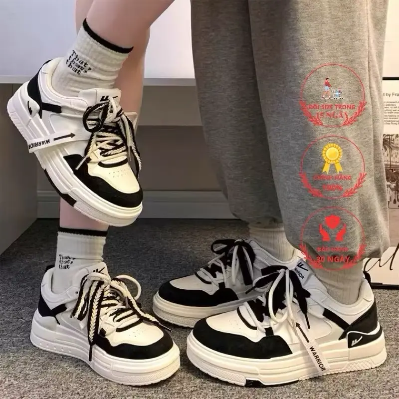 QQ45 Giày Warrior nam nữ giây kép trẻ trung hot 0