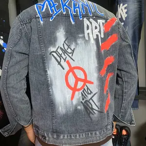 Jaket Jeans Denim/ Custom/ Mekanic Art
