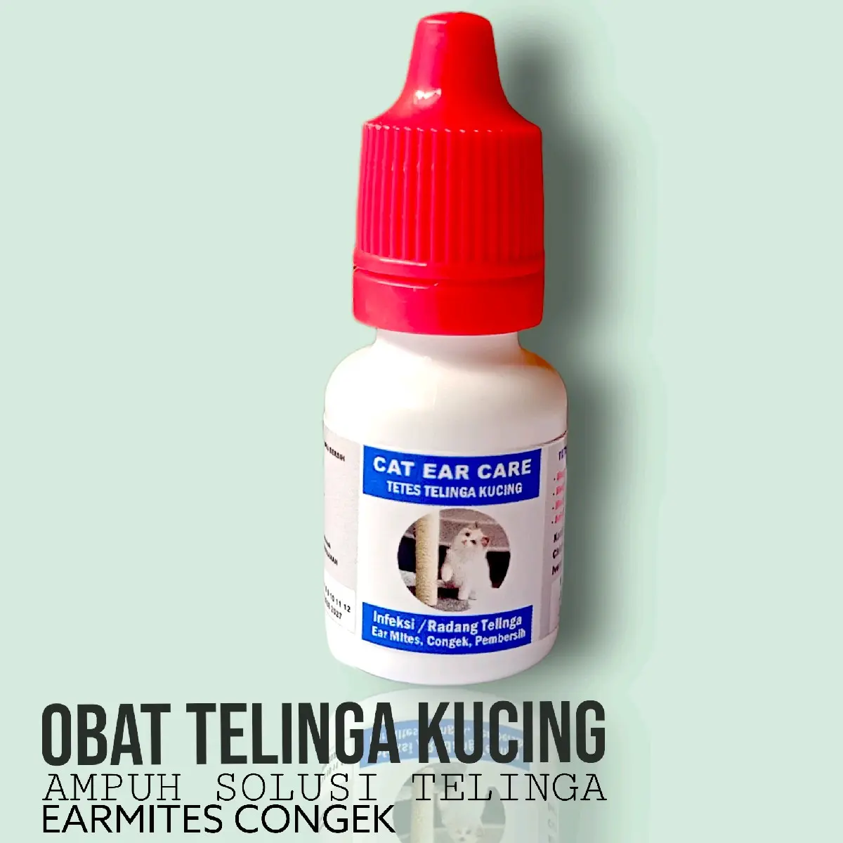 Tetes Telinga Kucing Ear Mites Conge Drops Cat Kutu